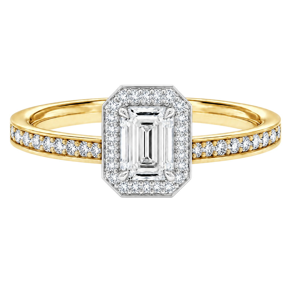 Deneuve - Emerald - Yellow/White Tone - Channel