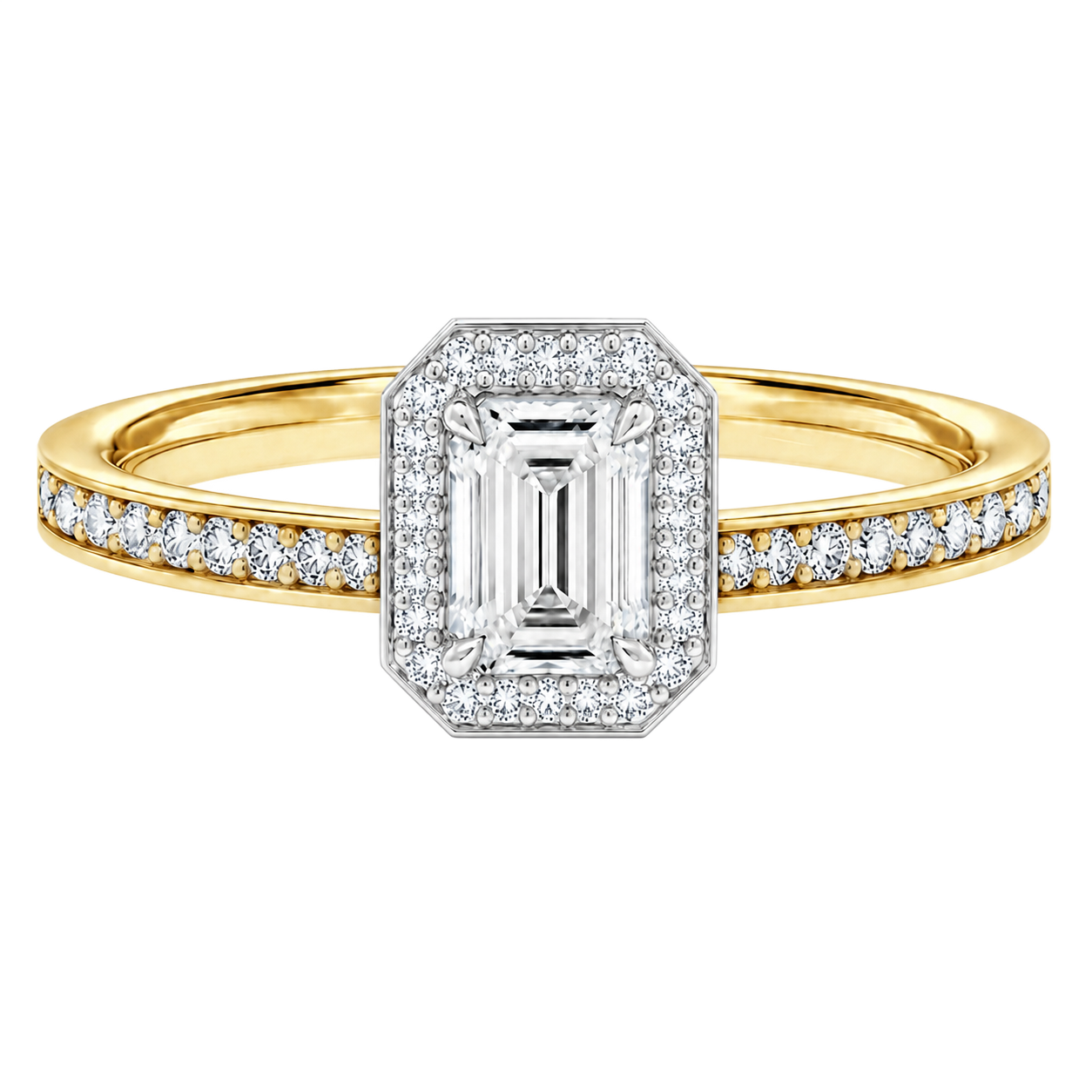 Deneuve - Emerald - Yellow/White Tone - Channel