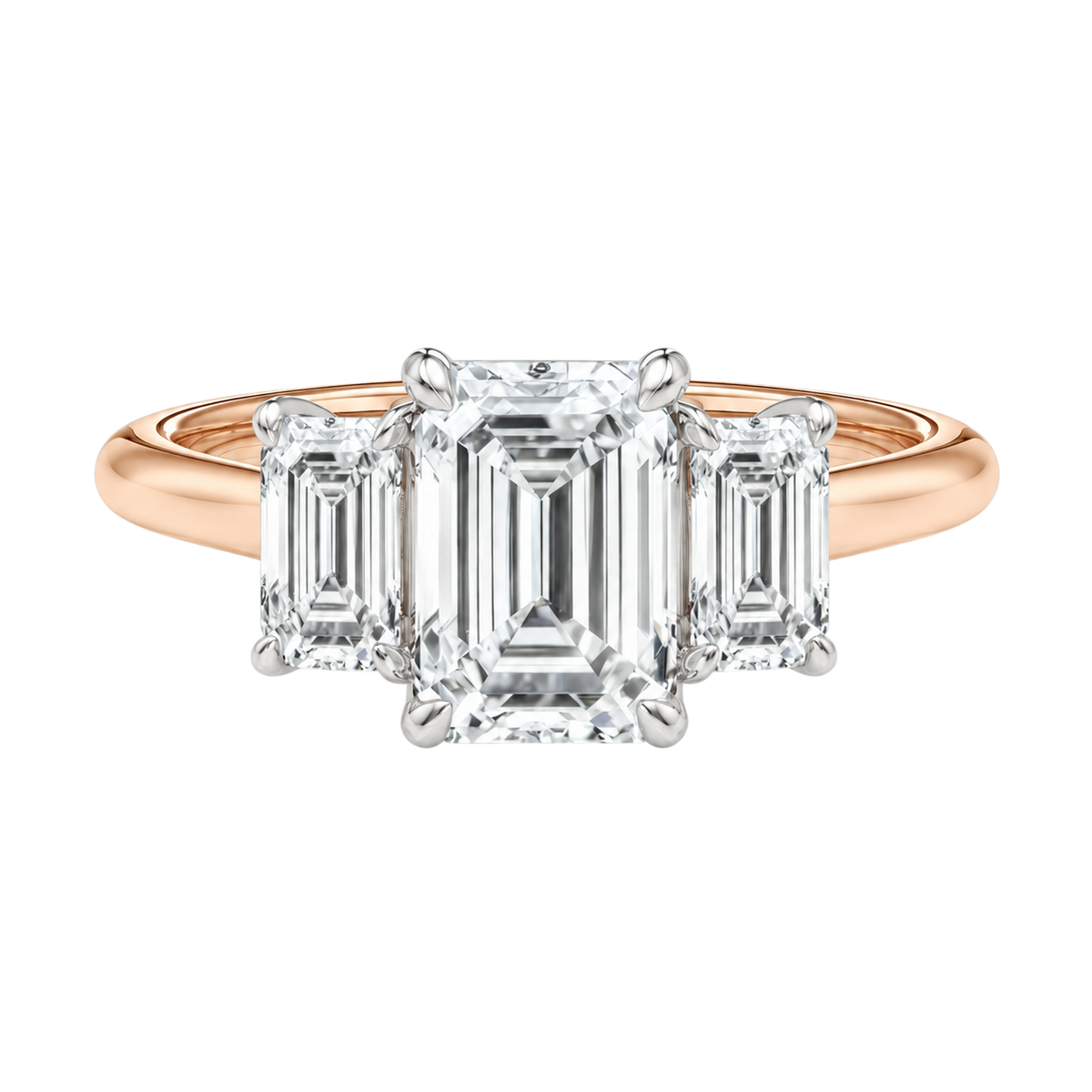 Elysium - Emerald - Rose/White Tone - Plain