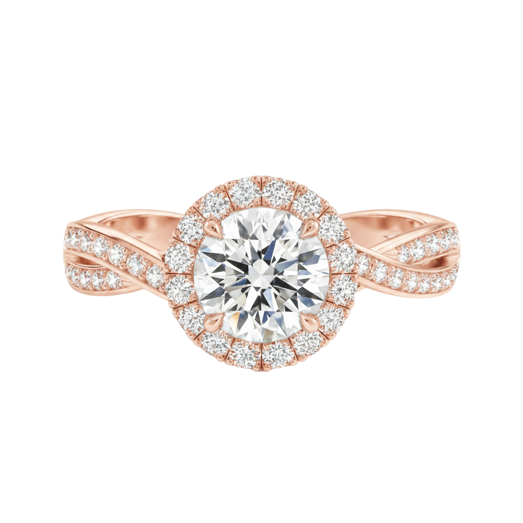 Braid - Round - Rose Gold - Channel