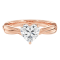 Wreath - Heart - Rose Gold - Plain