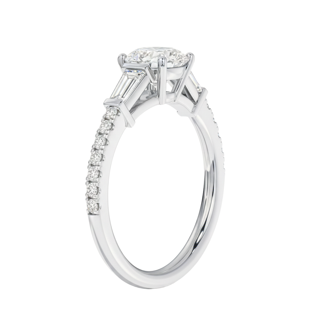 Auroré - Round - Platinum - Pavé