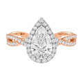 Braid - Pear - Rose/White Tone - Pavé