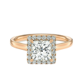 Cordelia - Princess - Rose Gold - Plain