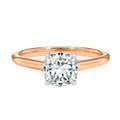Basilica - Cushion - Rose/White Tone - Plain