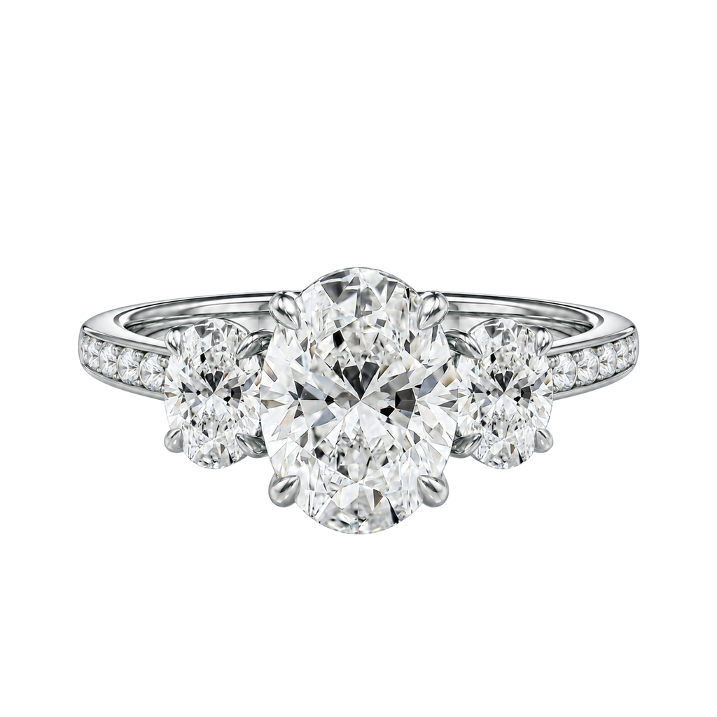 Elysium - Oval - Platinum - Channel