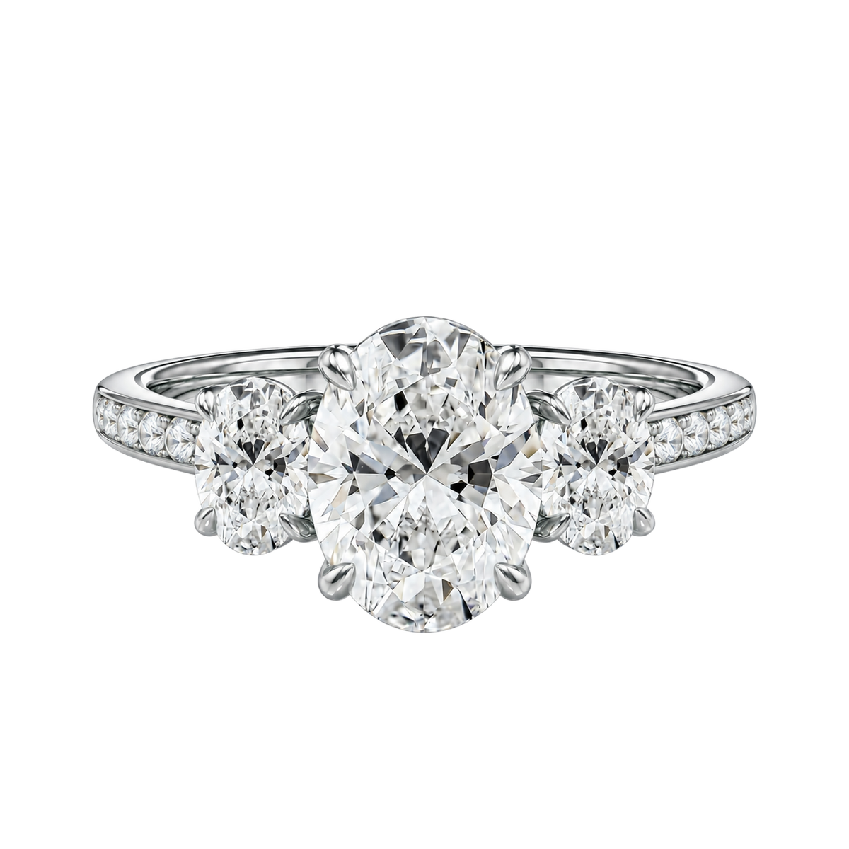 Elysium - Oval - Platinum - Channel