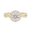 Braid - Round - Yellow Gold - Channel