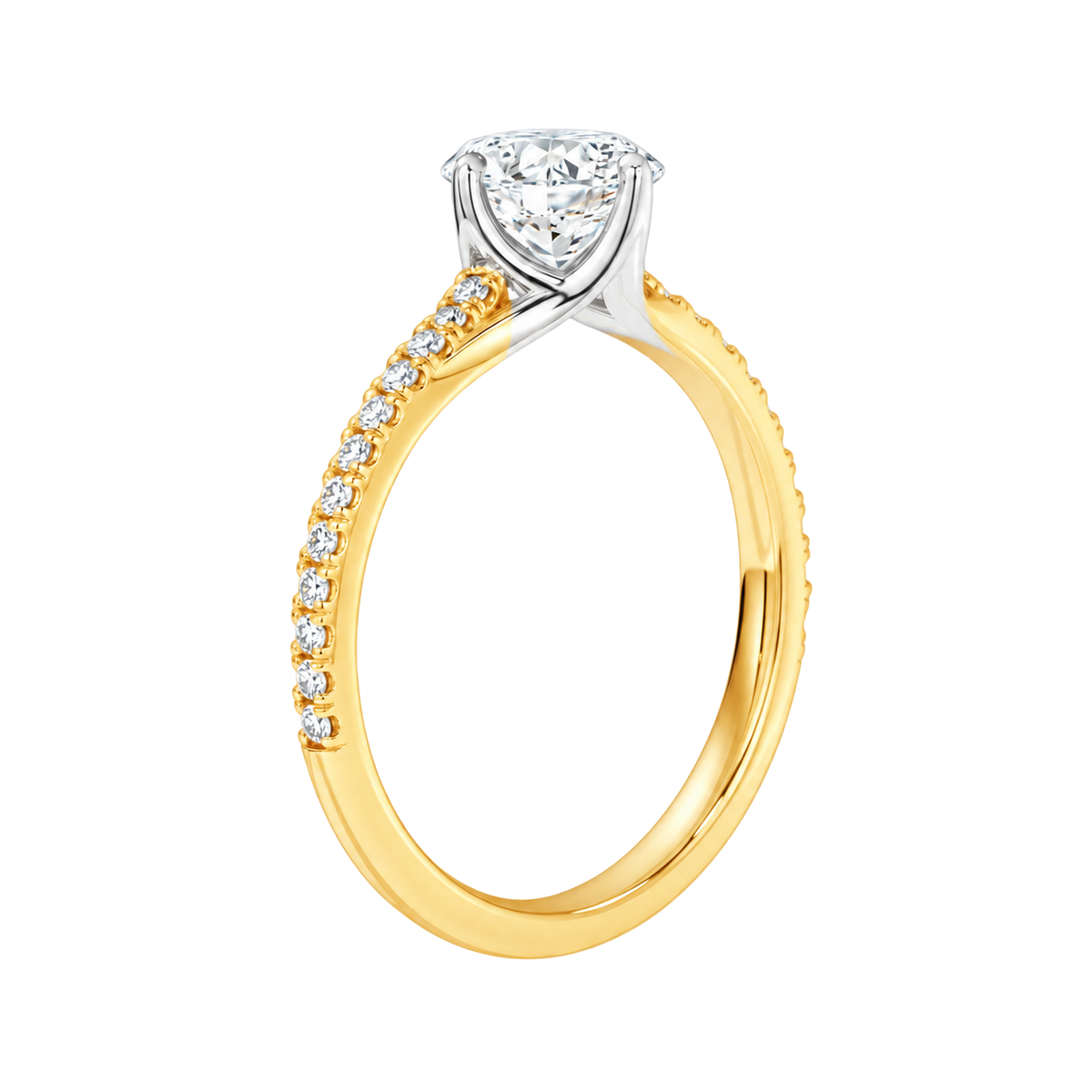 Lumiere - Princess - Yellow/White Tone - Pavé