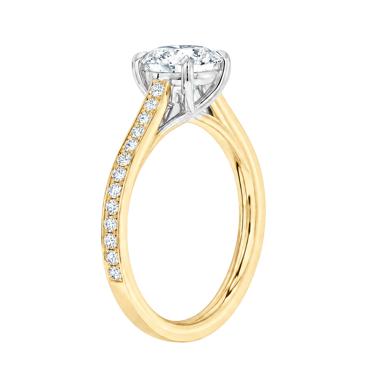 Basilica - Pear - Yellow/White Tone - Pavé