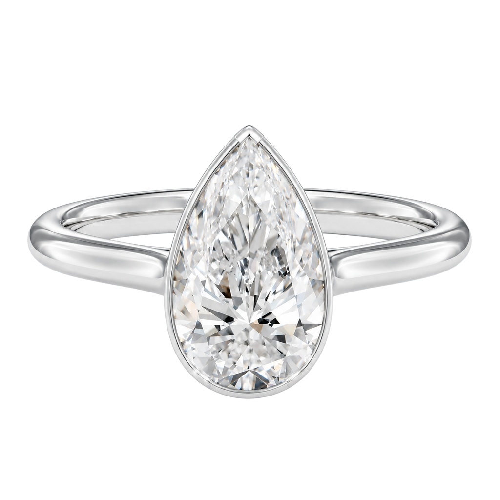 Solenne - Pear - Platinum - Plain