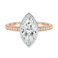 Bailey - Marquise - Rose/White Tone - Channel