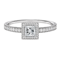 Deneuve - Princess - Platinum - Pavé