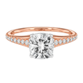 Lumiere - Cushion - Rose/White Tone - Pavé