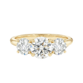 Trinity - Round - Yellow Gold - Plain