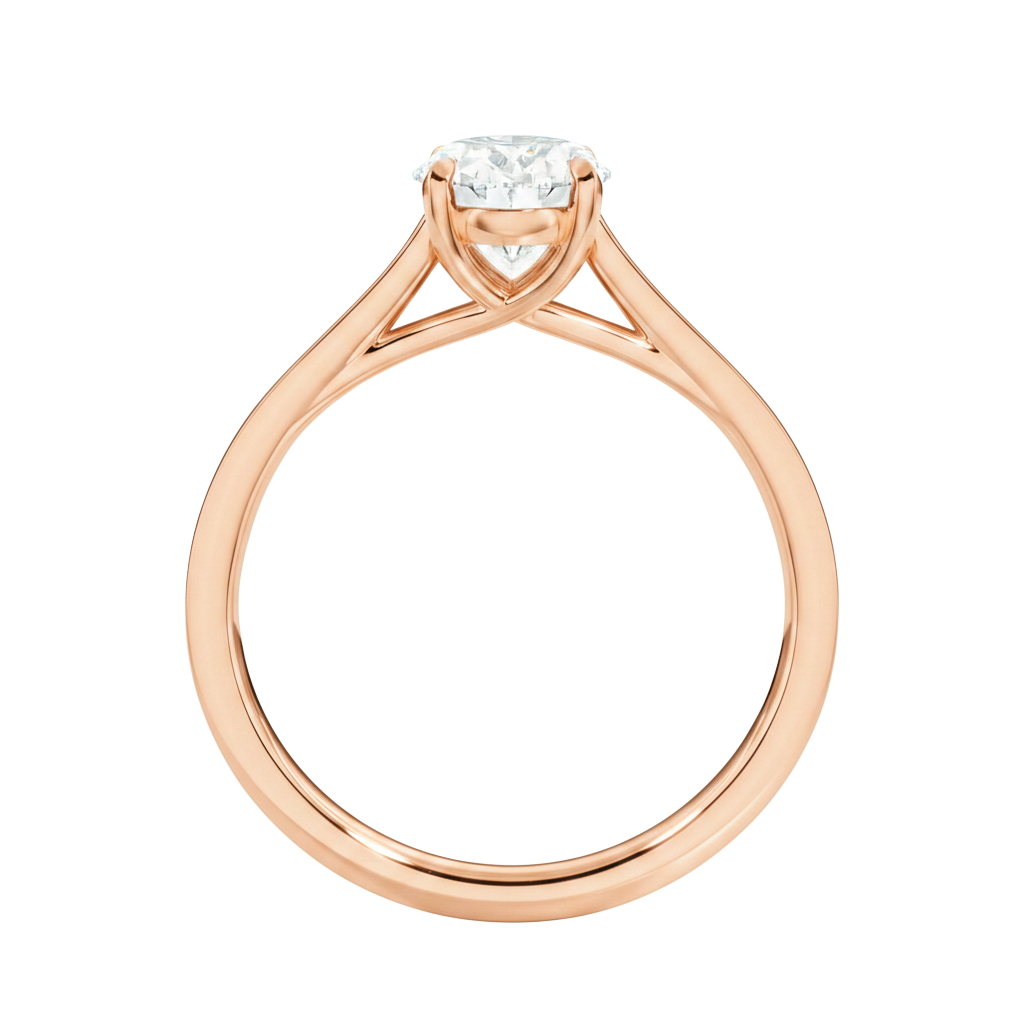 Basilica - Oval - Rose Gold - Channel