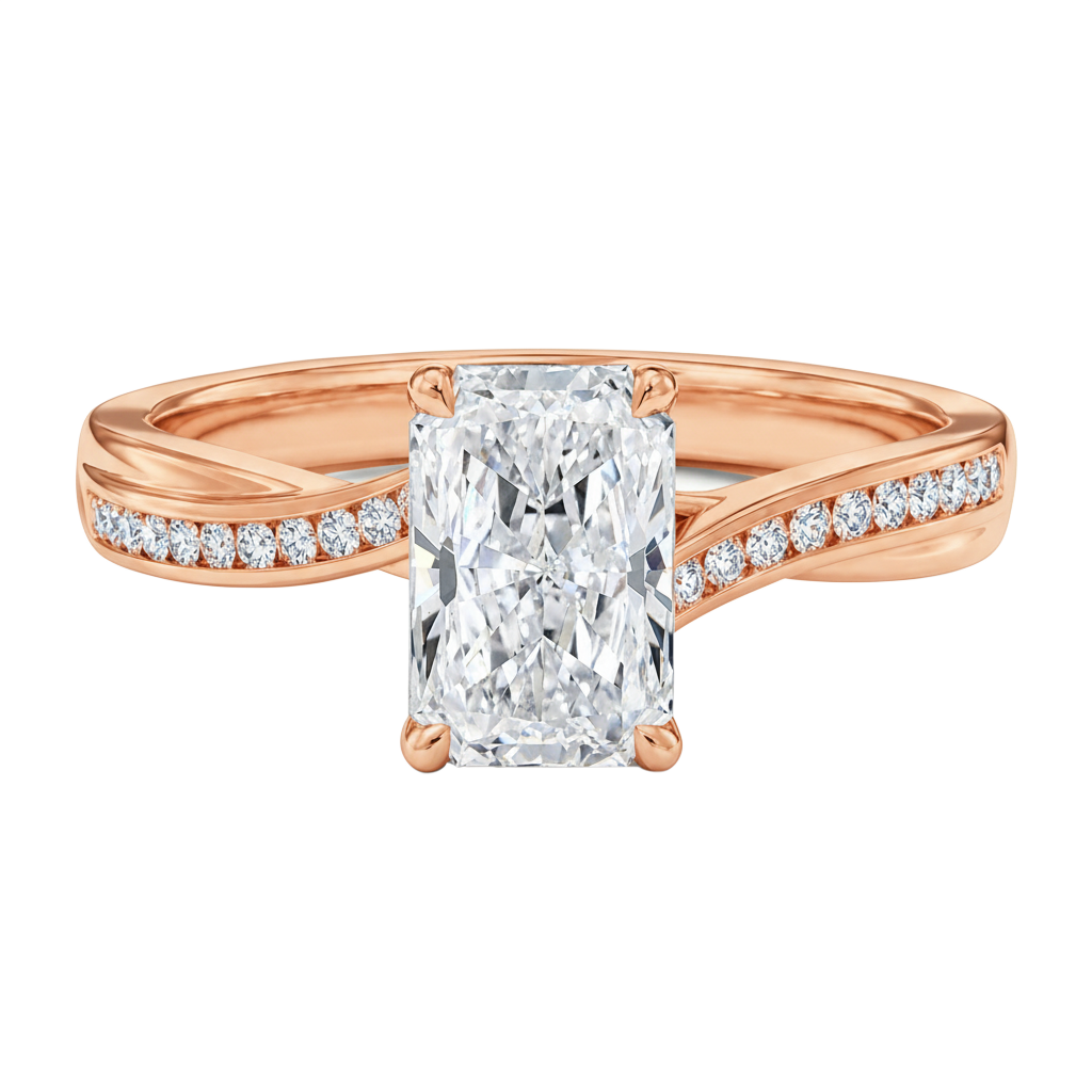 Wreath - Radiant - Rose Gold - Channel