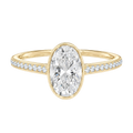 Solenne - Oval - Yellow Gold - Channel