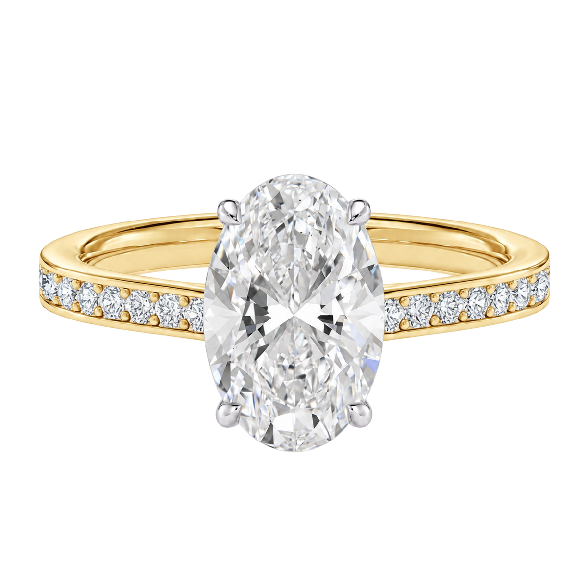 Talia - Oval - Yellow/White Tone - Channel