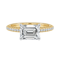 Meridian - Emerald - Yellow/White Tone - Pavé