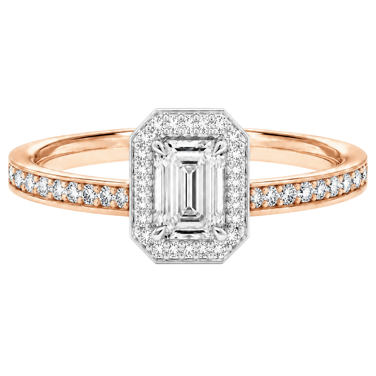 Deneuve - Emerald - Rose/White Tone - Channel
