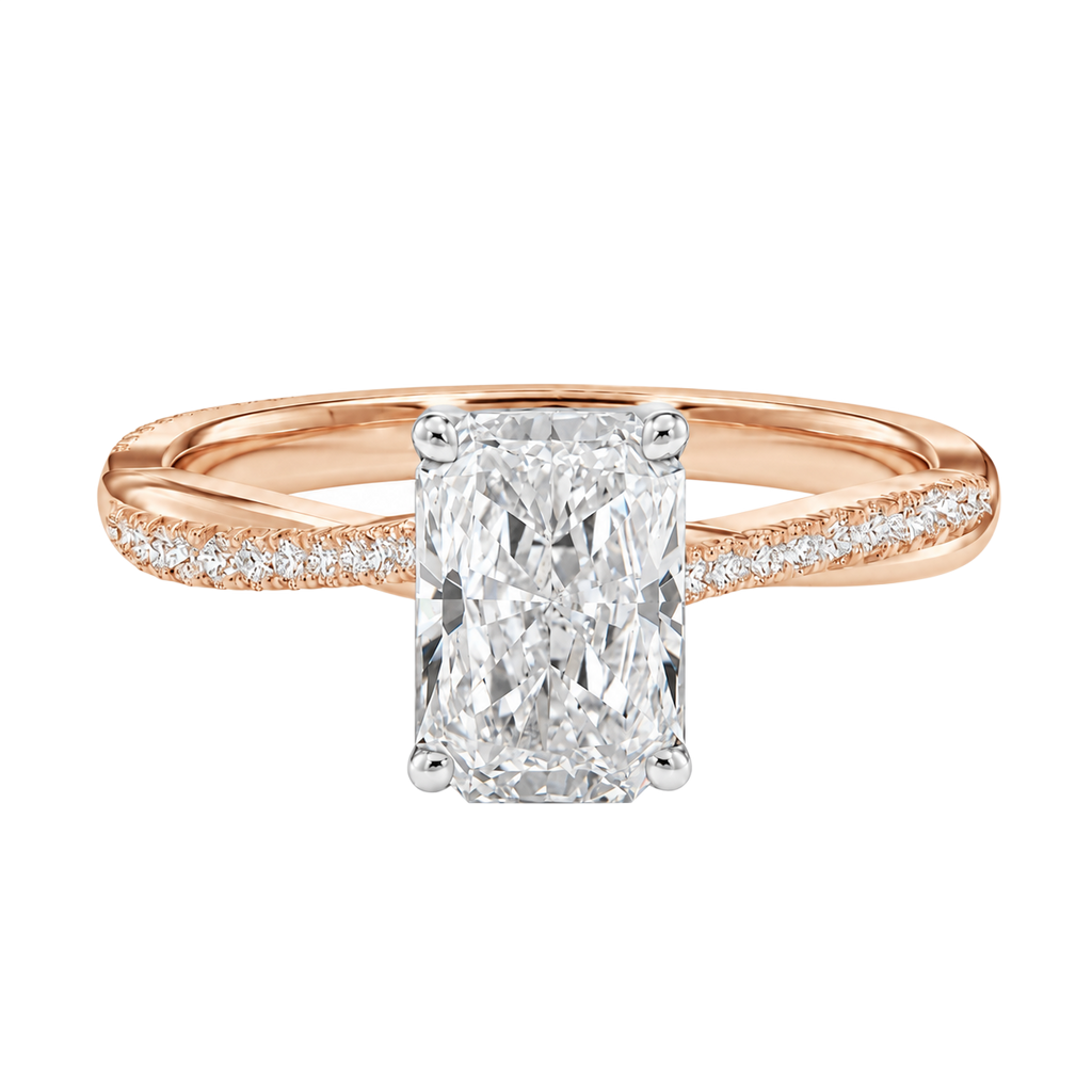Wreath - Radiant - Rose/White Tone - Pavé