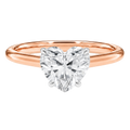Basilica - Heart - Rose/White Tone - Plain