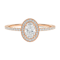 Deneuve - Oval - Rose Gold - Channel