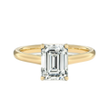 Basilica - Emerald - Yellow Gold - Plain