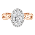 Braid - Oval - Rose/White Tone - Plain