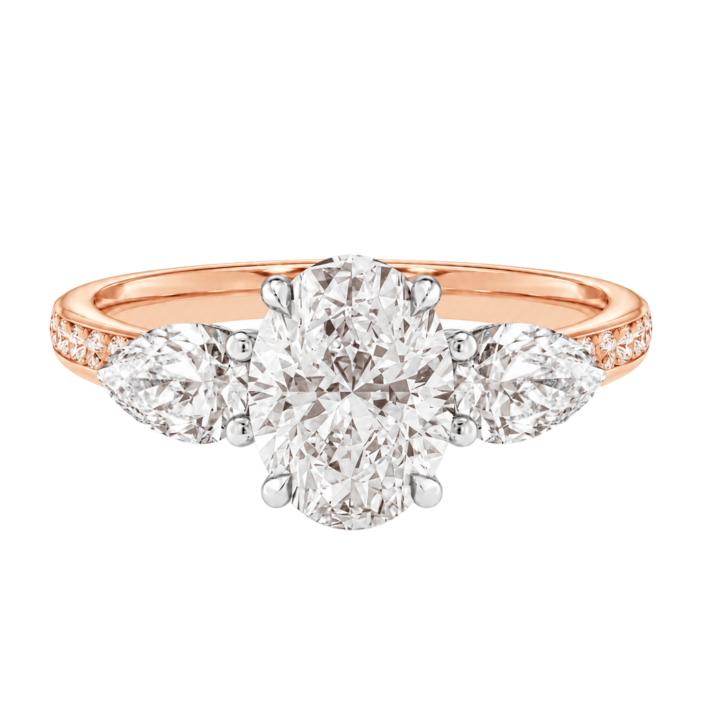 Halcyon - Oval - Rose/White Tone - Channel
