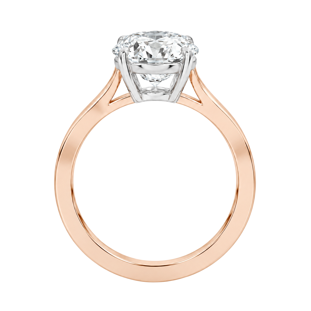 Wreath - Oval - Rose/White Tone - Channel