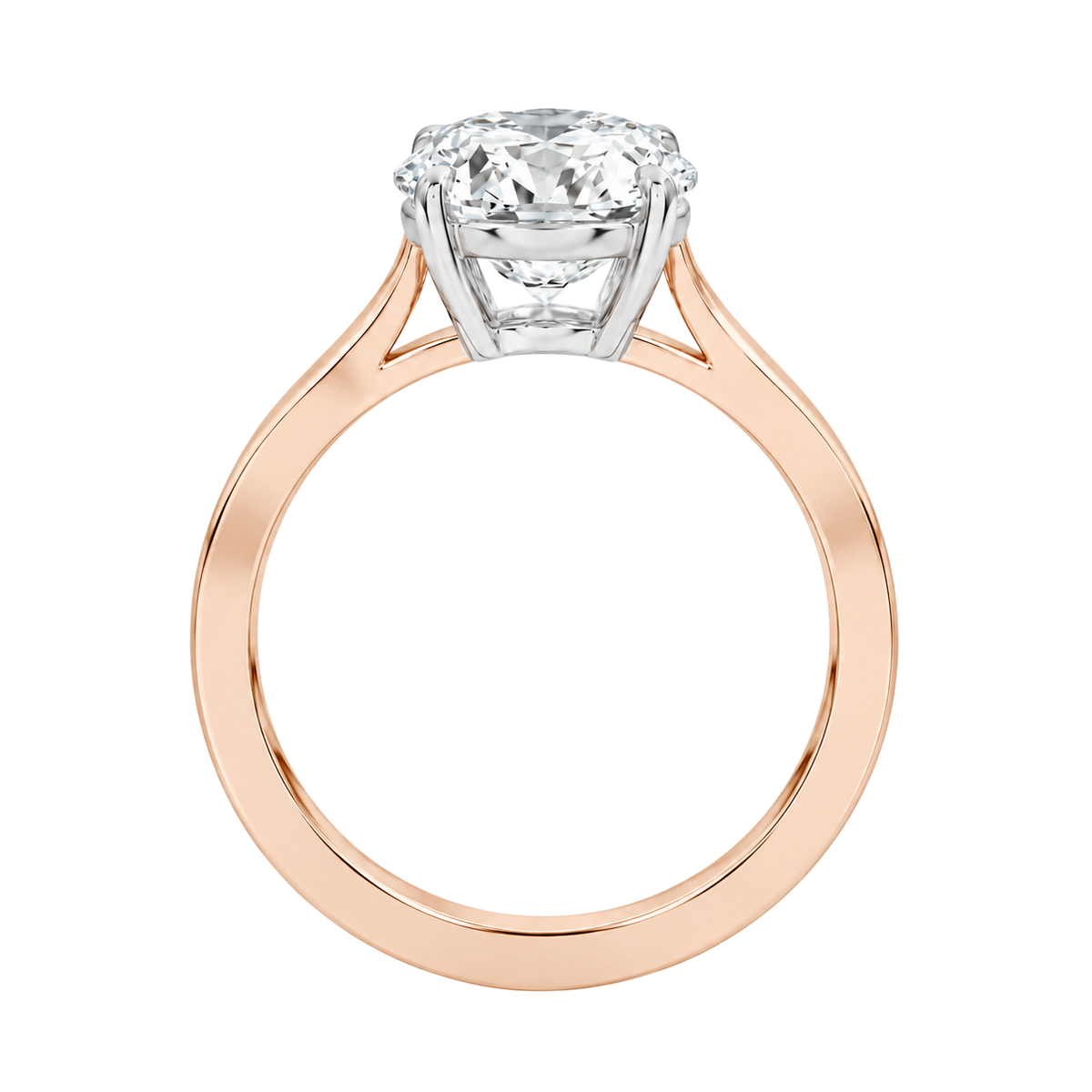 Wreath - Oval - Rose/White Tone - Channel