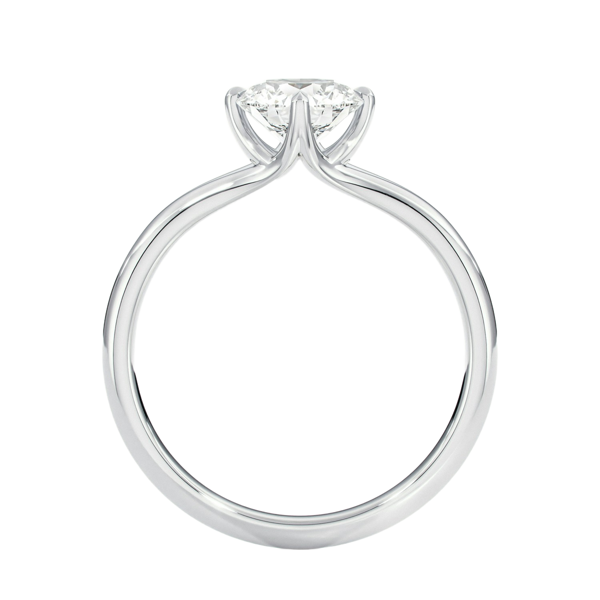Lumiere - Round - Platinum - Plain