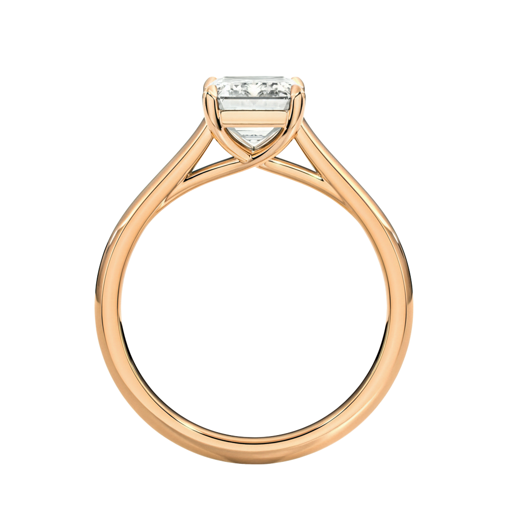 Basilica - Emerald - Rose Gold - Plain