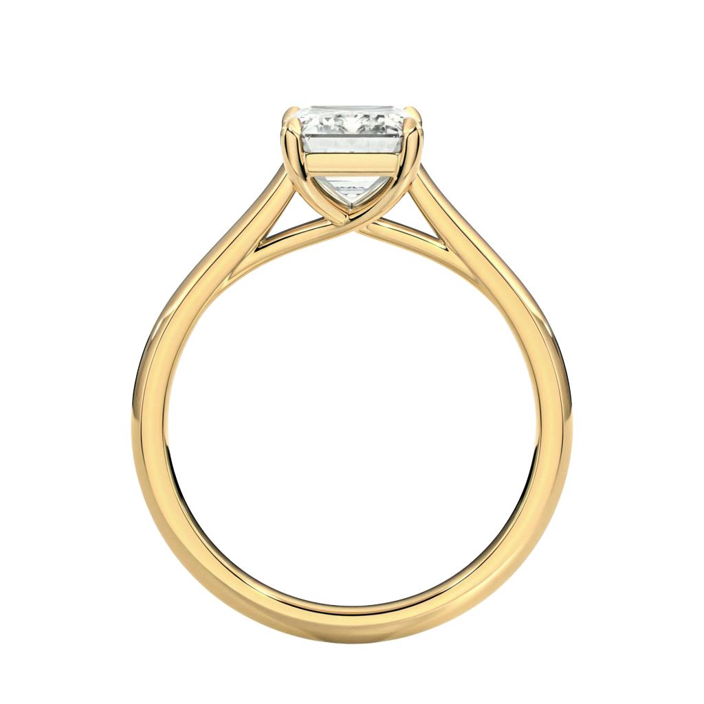 Basilica - Emerald - Yellow Gold - Plain