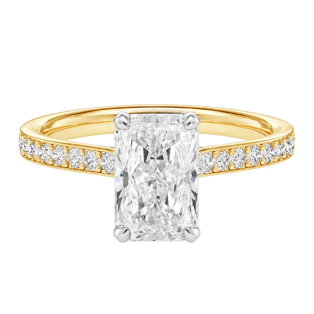 Talia - Radiant - Yellow/White Tone - Pavé