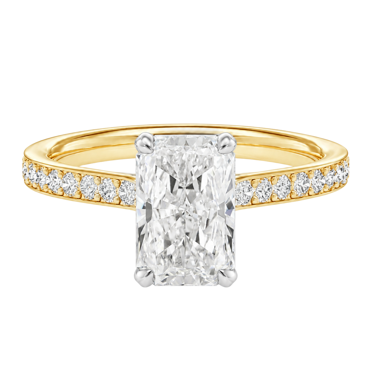 Talia - Radiant - Yellow/White Tone - Pavé