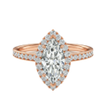 Cordelia - Marquise - Rose Gold - Channel