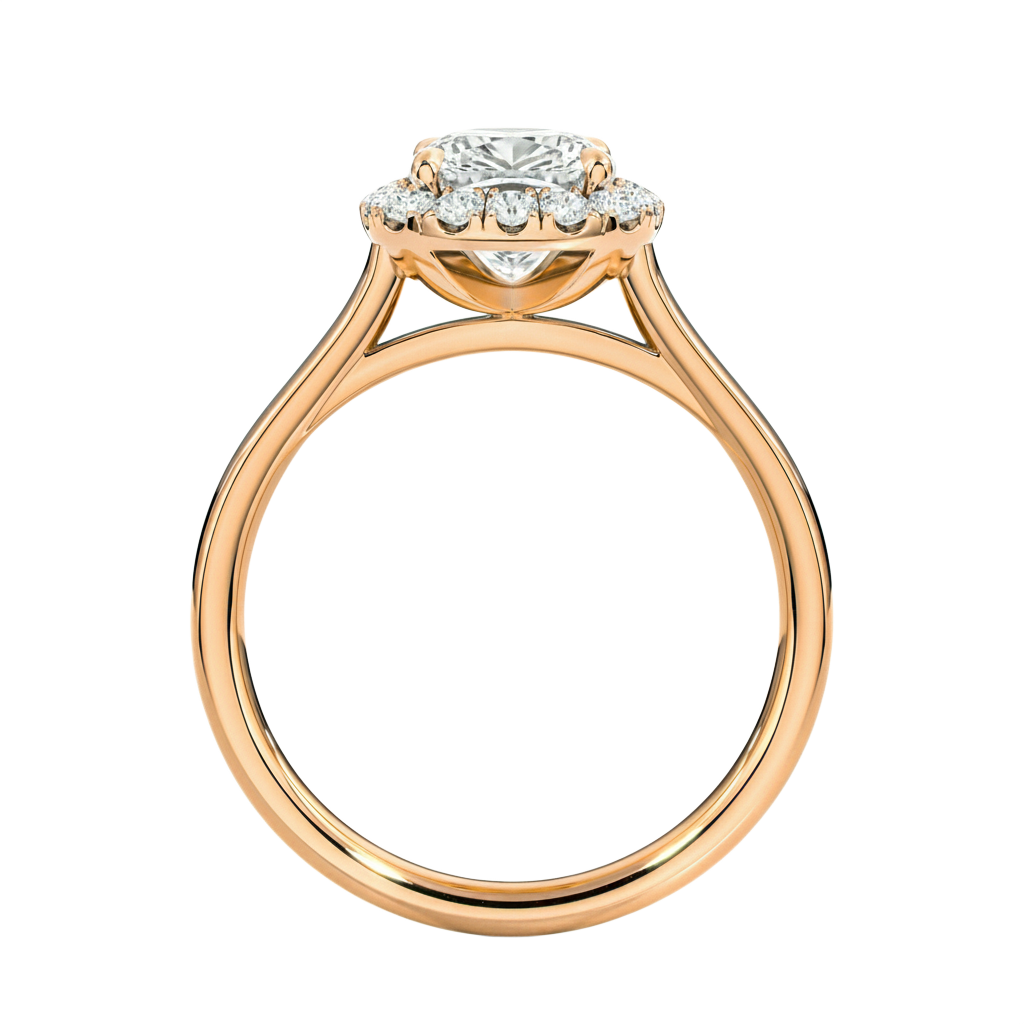 Cordelia - Cushion - Rose Gold - Plain