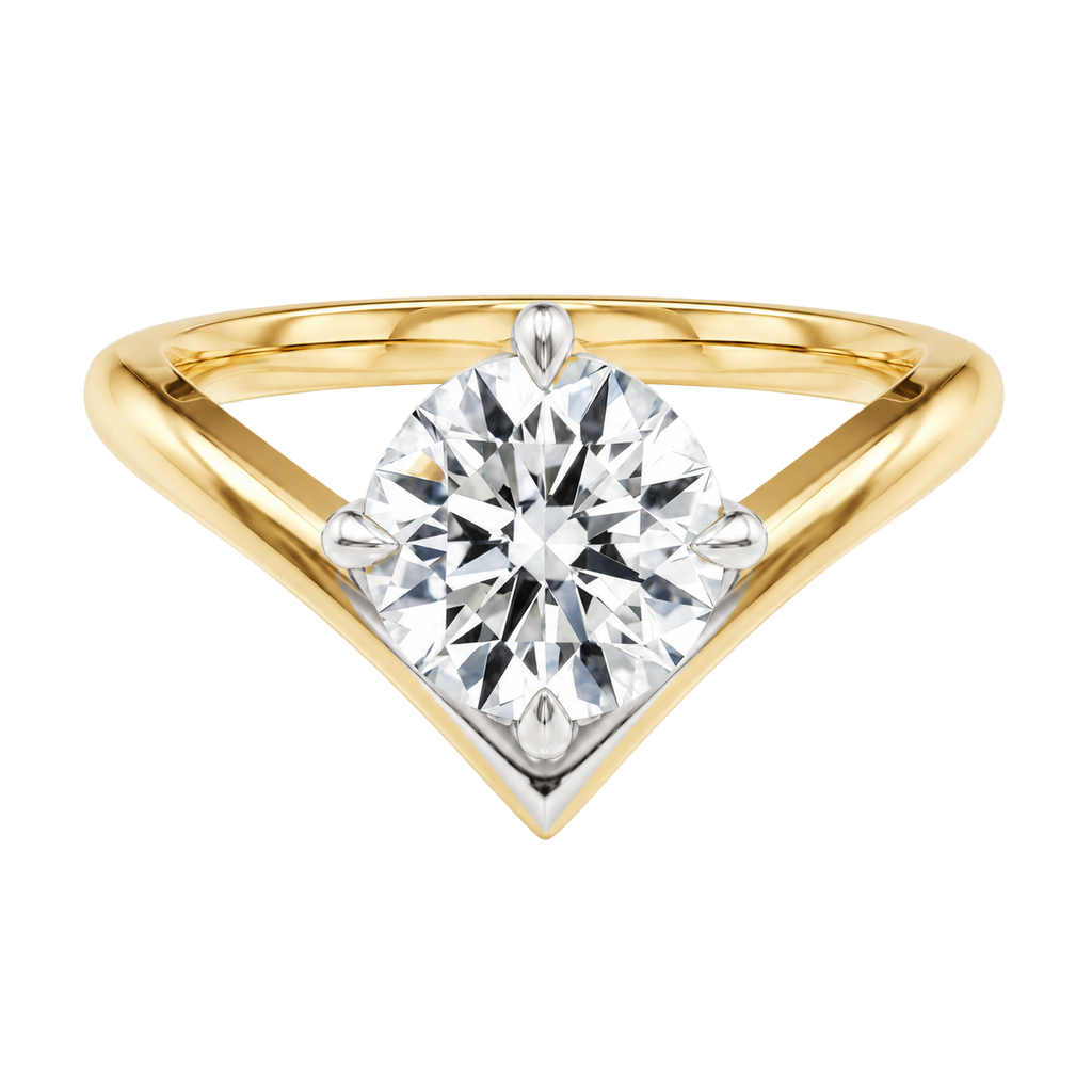 Blaire - Round - Yellow/White Tone - Plain