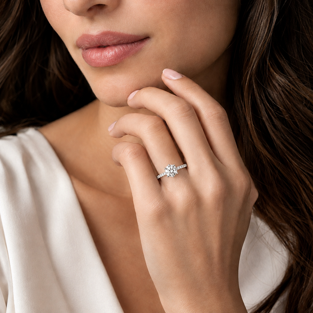 Talia - Round - Platinum - Channel