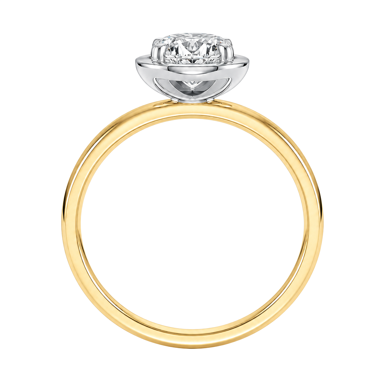 Deneuve - Marquise - Yellow/White Tone - Plain