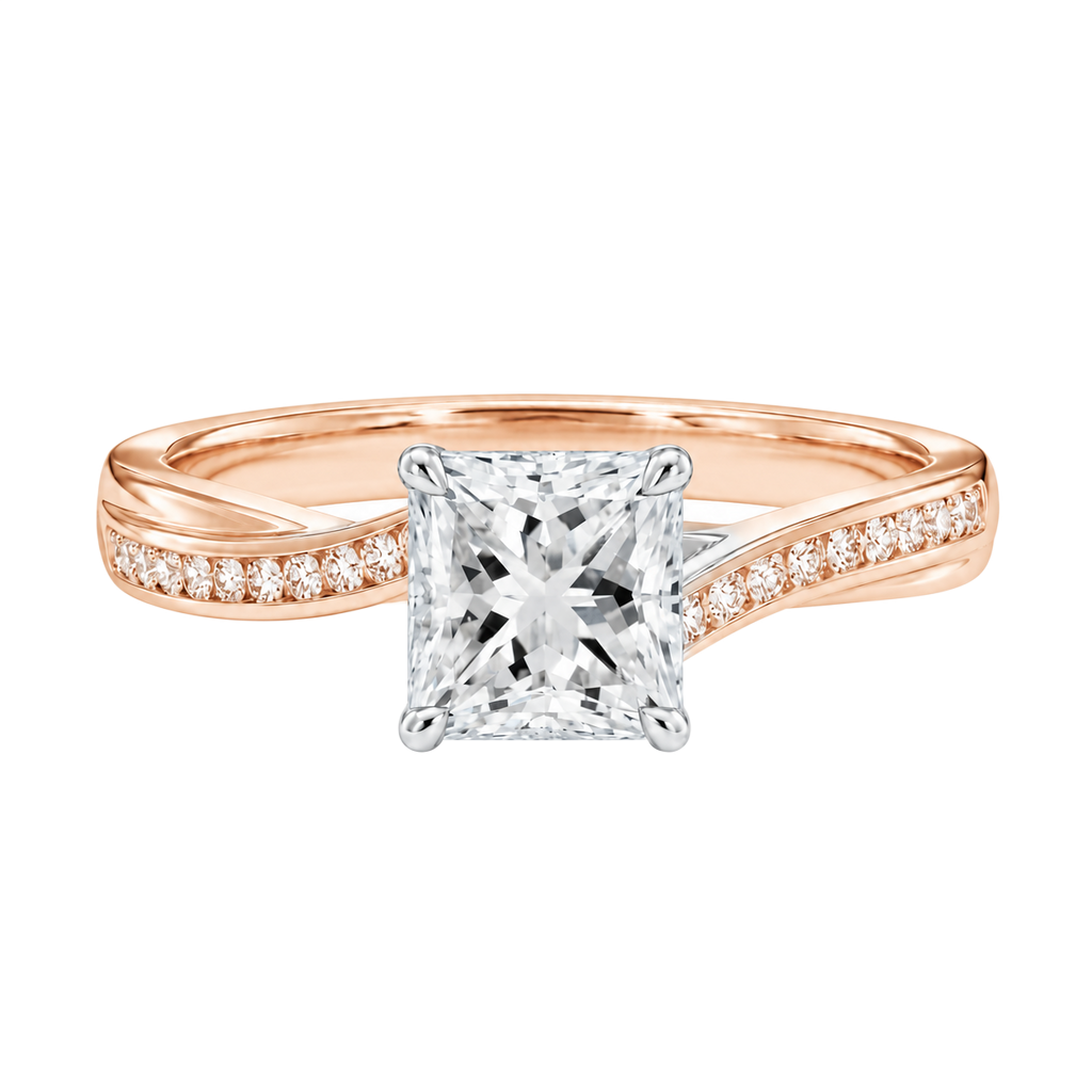 Wreath - Princess - Rose/White Tone - Channel