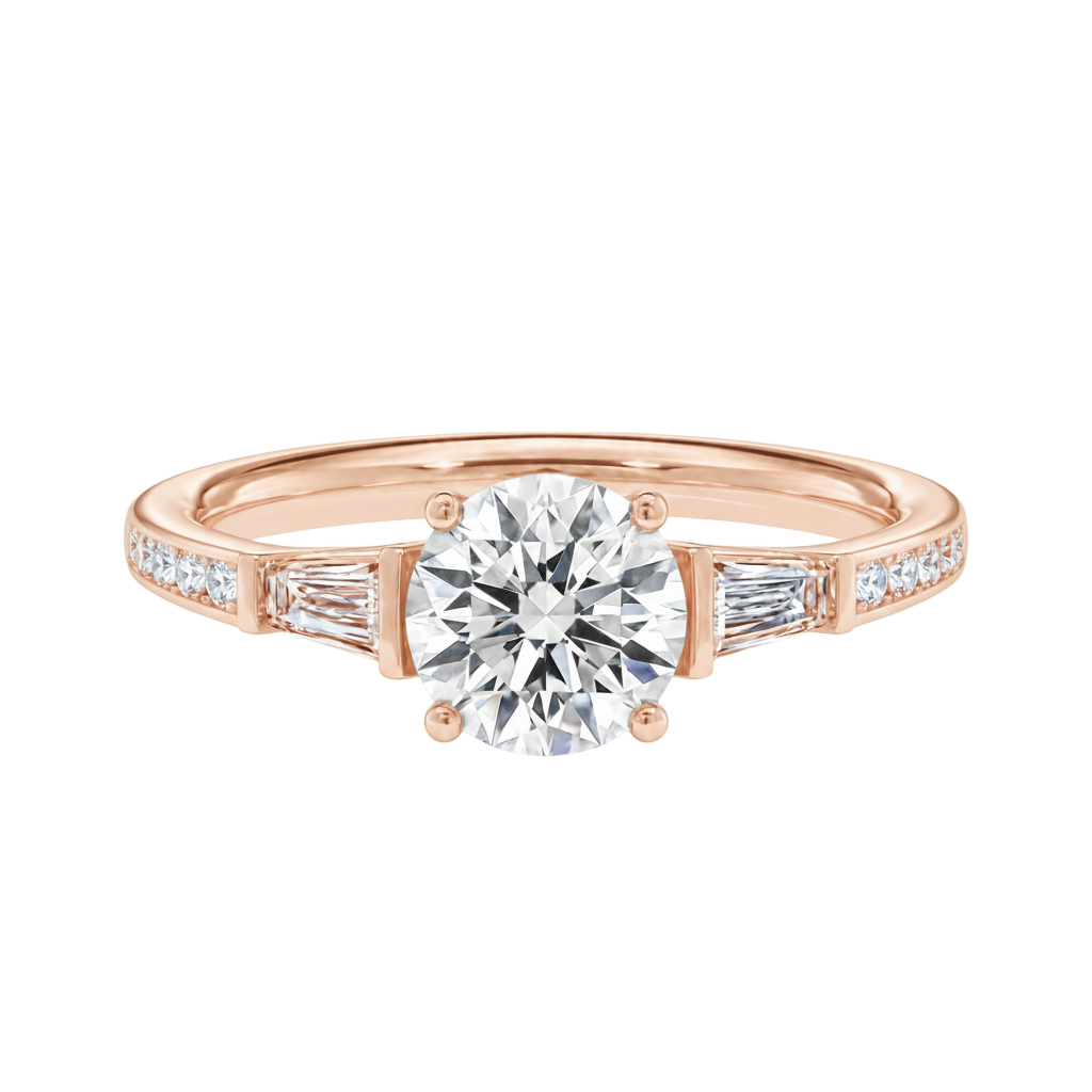 Auroré - Round - Rose Gold - Channel