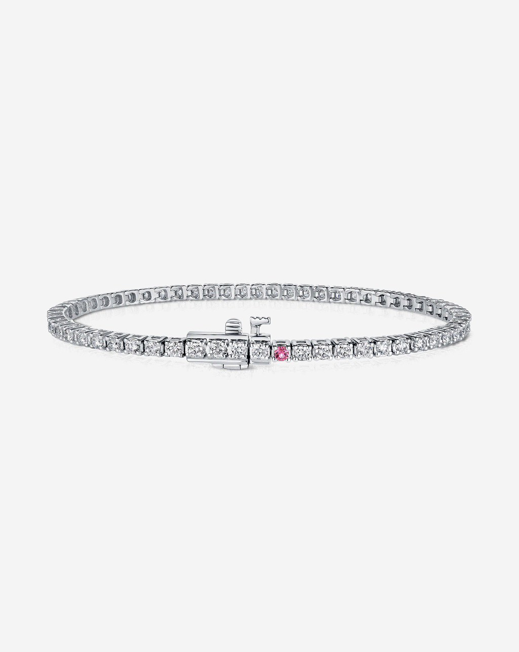 Birthstone Tennis Bracelet - Emerald - Yellow Gold - Box Clasp