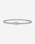 Birthstone Tennis Bracelet - Emerald - Yellow Gold - Box Clasp