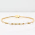 The Classic Tennis Bracelet - Round - Rose Gold - Box Clasp
