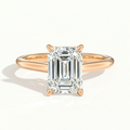 Bardot - Emerald - Rose Gold - Plain