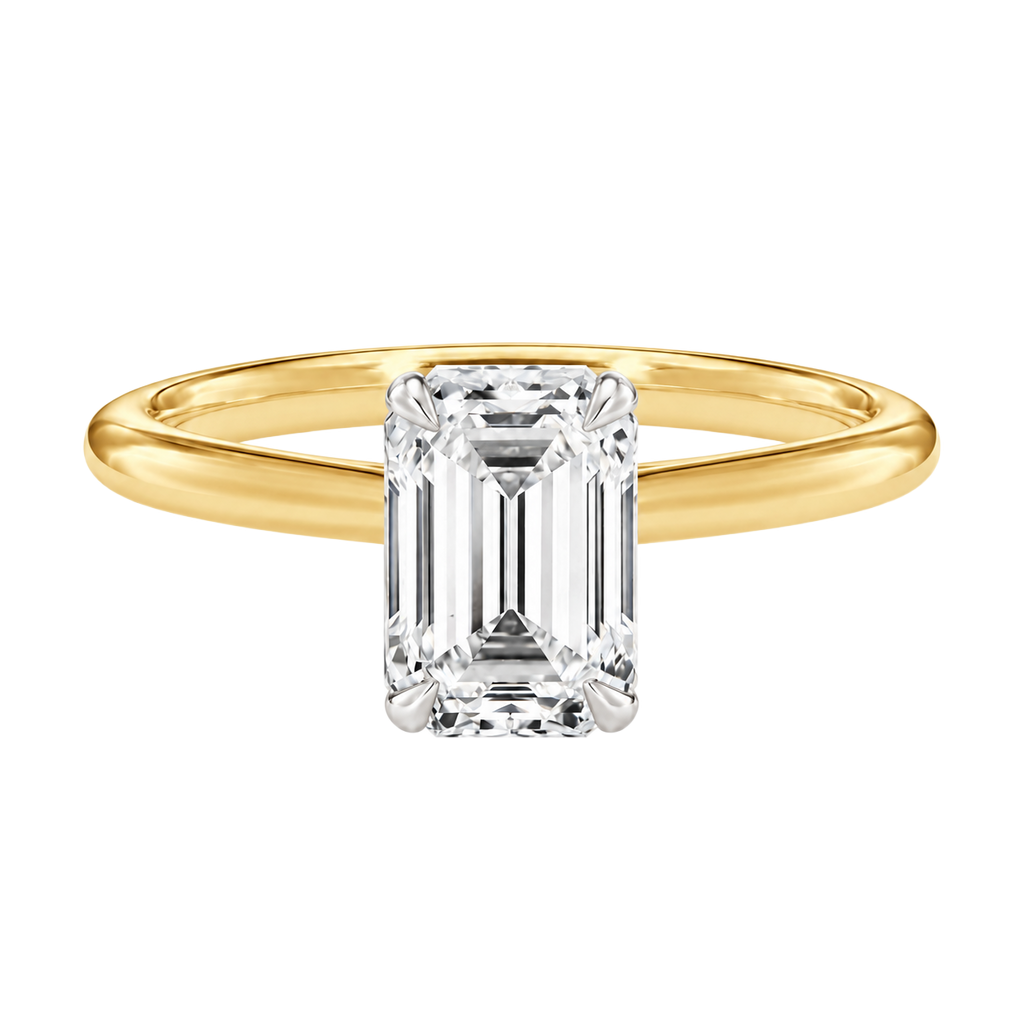 Talia - Emerald - Yellow/White Tone - Plain